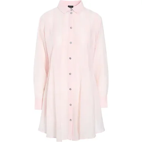 Pale Silk and Cotton Shirt , female, Sizes: M, L - Bitte Kai Rand - Modalova