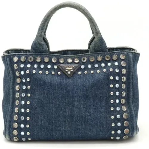 Pre-owned Denim prada-bags , female, Sizes: ONE SIZE - Prada Vintage - Modalova