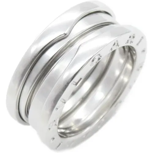 Pre-owned White Gold rings , female, Sizes: ONE SIZE - Bvlgari Vintage - Modalova