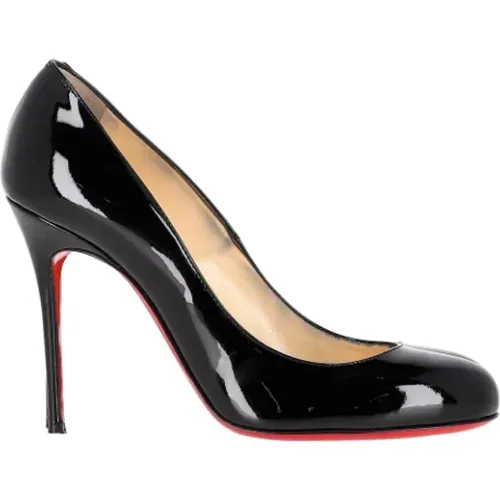 Pre-owned Leather heels , female, Sizes: 4 1/2 UK - Christian Louboutin Pre-owned - Modalova