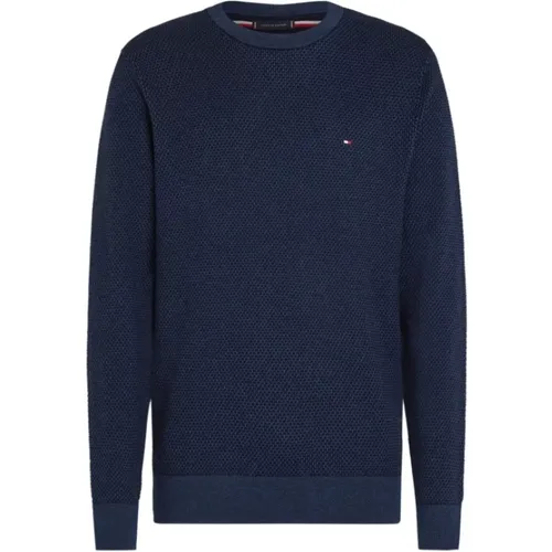 Pima Baumwolle Kaschmir Strickpullover , Herren, Größe: 3XL - Tommy Hilfiger - Modalova