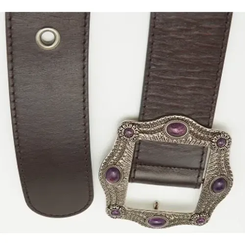 Pre-owned Leather belts , female, Sizes: ONE SIZE - Gucci Vintage - Modalova