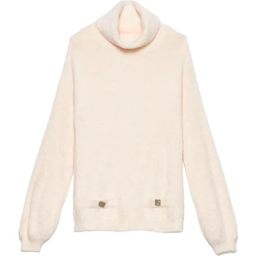 Chenille Dolcevita Pullover mit Taschen - Gaëlle Paris - Modalova