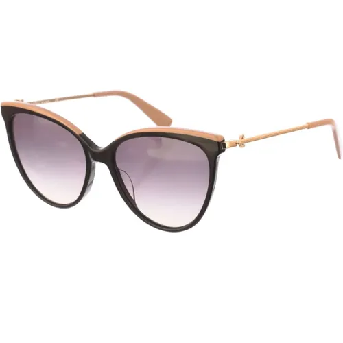 Oval Acetate Sunglasses with Metal Details , female, Sizes: ONE SIZE - Longchamp - Modalova