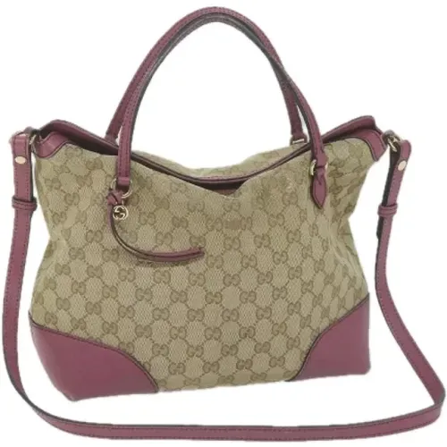 Pre-owned Canvas gucci-bags , female, Sizes: ONE SIZE - Gucci Vintage - Modalova