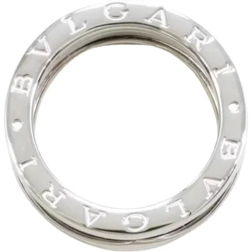 Pre-owned White Gold rings , female, Sizes: ONE SIZE - Bvlgari Vintage - Modalova