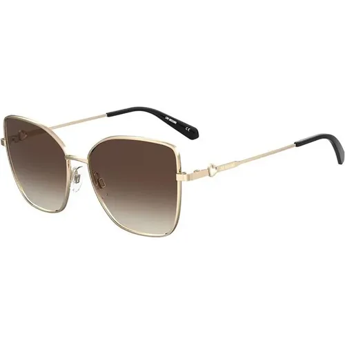 Stylische Sonnenbrille für modebewusste Frauen , Damen, Größe: 56 MM - Moschino - Modalova