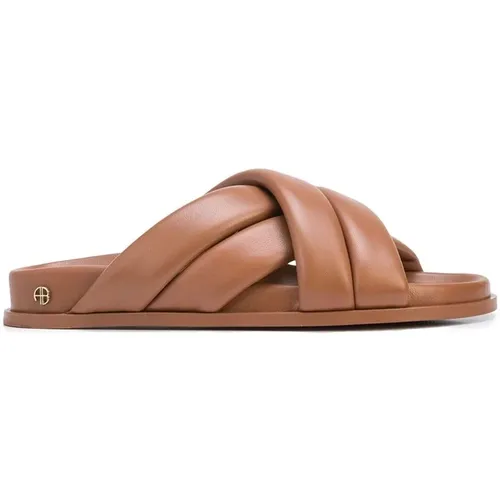 Quilted Leather Sandals , female, Sizes: 8 UK, 3 UK - Anine Bing - Modalova