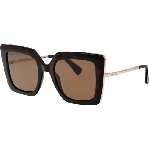 Stylish Design4 Sunglasses for Summer , female, Sizes: 52 MM - Max Mara - Modalova