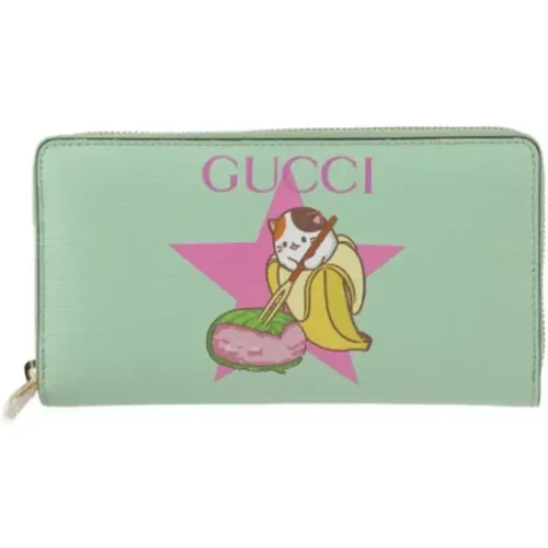 Pre-owned Leather wallets , female, Sizes: ONE SIZE - Gucci Vintage - Modalova