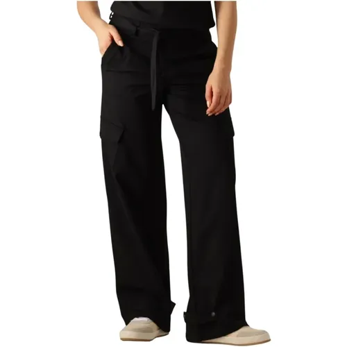 Schwarze Cargo Hose Isabel , Damen, Größe: 2XL - Beaumont - Modalova