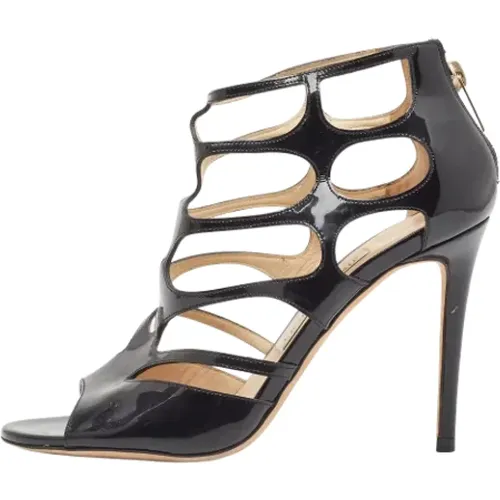 Pre-owned Leather sandals , female, Sizes: 4 UK - Jimmy Choo Pre-owned - Modalova