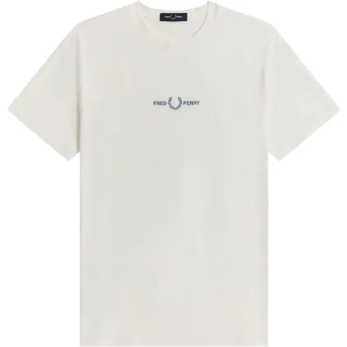 Besticktes t -Shirt Fred Perry - Fred Perry - Modalova