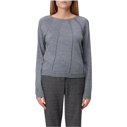 Graue Pullover Kollektion , Damen, Größe: XL - Liviana Conti - Modalova