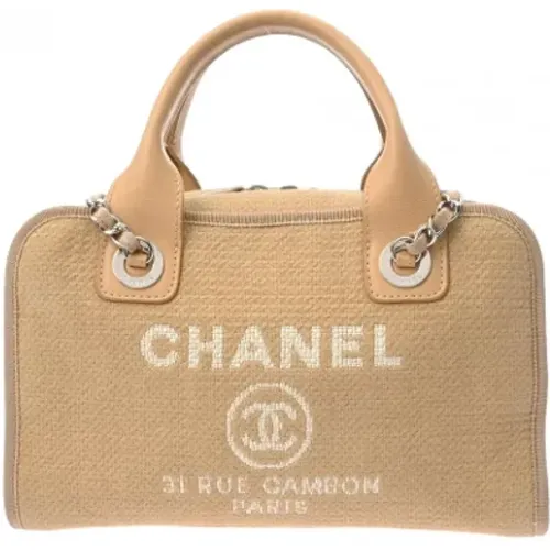 Pre-owned Canvas chanel-bags , female, Sizes: ONE SIZE - Chanel Vintage - Modalova