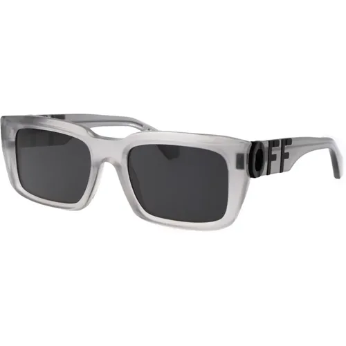 Stylish Sunglasses for Sunny Days , unisex, Sizes: 54 MM - Off White - Modalova