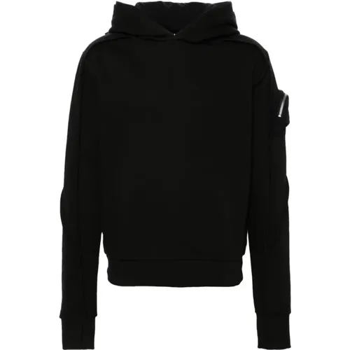 Schwarzer Hoodie mit sichtbaren Nähten , Herren, Größe: L - Thom Krom - Modalova