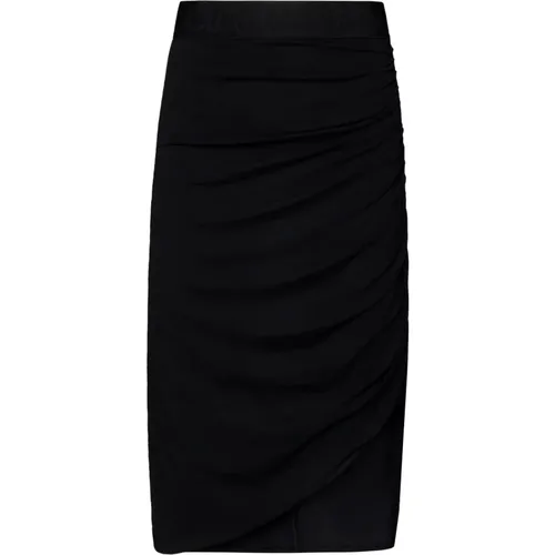 Skirt with Drapery , female, Sizes: M, XS, S - Dolce & Gabbana - Modalova