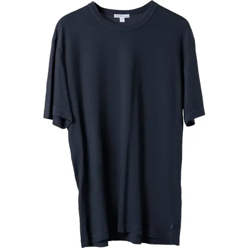 Classic US Egypt Cotton Crewneck T-Shirt , Herren, Größe: S - James Perse - Modalova