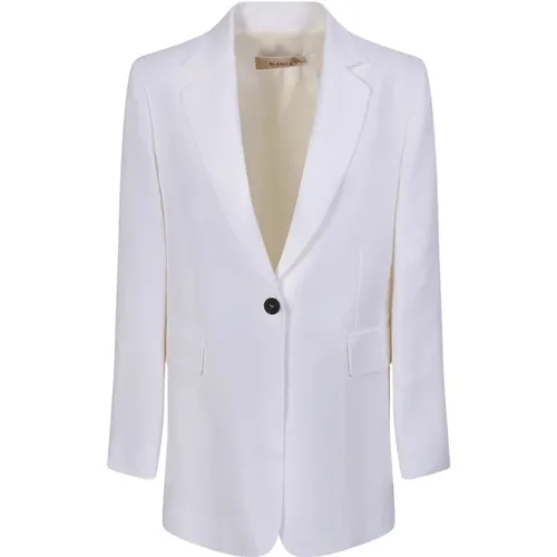 Womens Clothing Jacket Ss23 , female, Sizes: S, XS, XL - Blanca Vita - Modalova