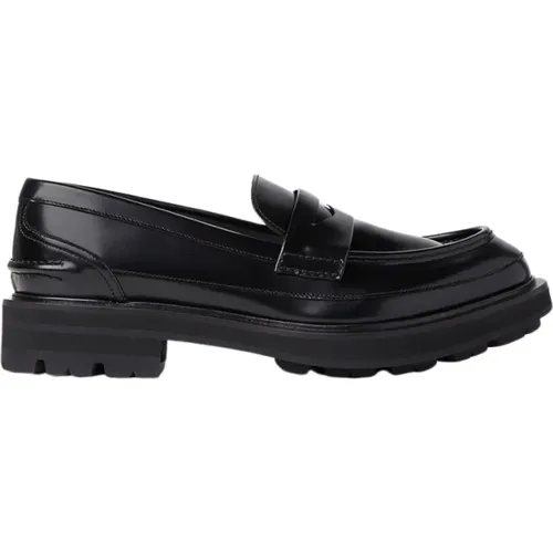 Leather Tread Loafers , male, Sizes: 9 UK, 11 UK, 7 UK, 10 UK - alexander mcqueen - Modalova