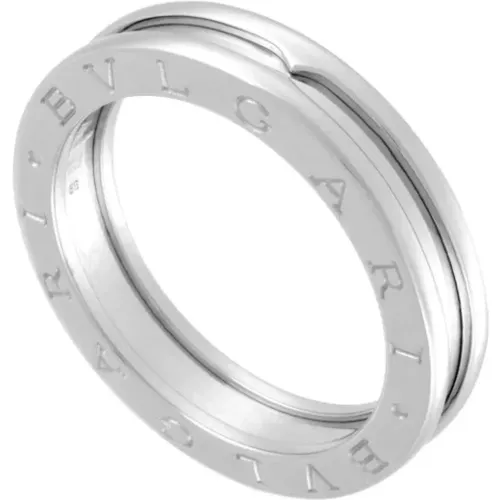 Pre-owned White Gold rings , male, Sizes: ONE SIZE - Bvlgari Vintage - Modalova