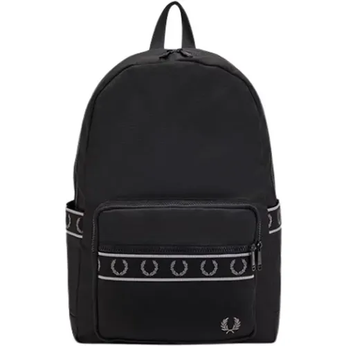 Nylon Rucksack mit Logo Streifen - Fred Perry - Modalova