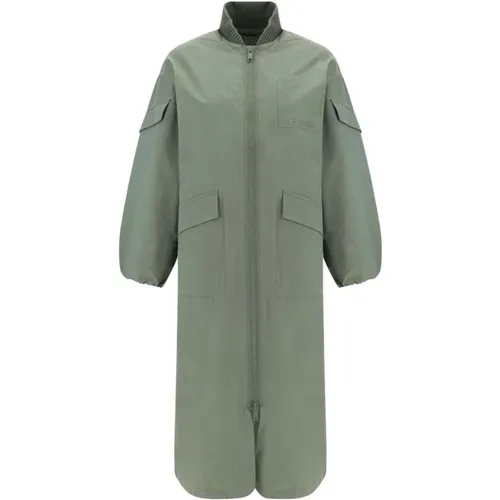 Oversized Shell Coat , Damen, Größe: 2XS - Ganni - Modalova