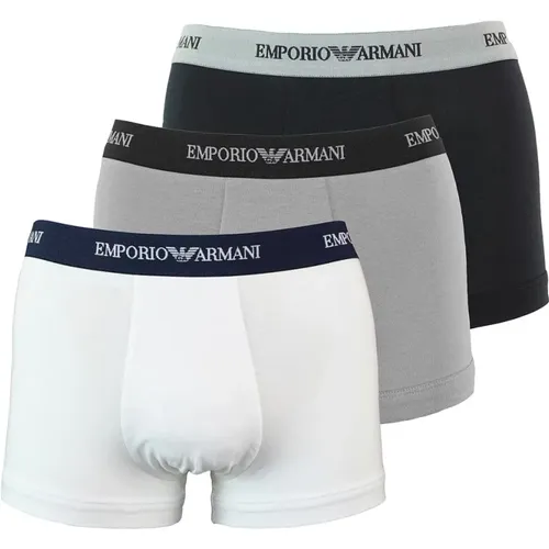 Sportliche Trunk Unterwäsche 3er Pack Herrenshorts - Emporio Armani - Modalova