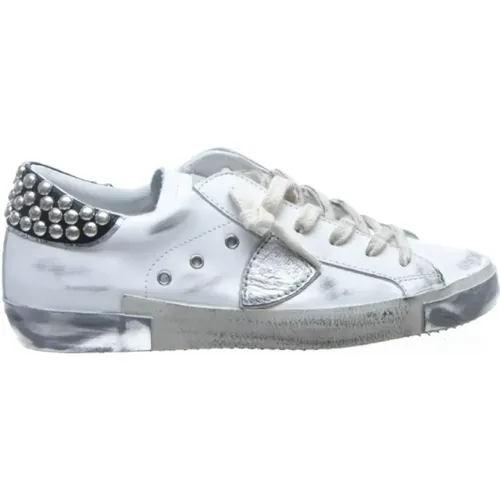 Weiße Sneakers Prsx LOW , Damen, Größe: 38 EU - Philippe Model - Modalova