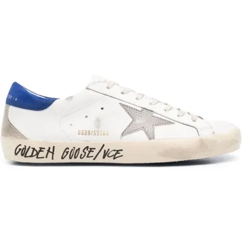 White Grey Bluetee Beige Sneakers , male, Sizes: 6 UK, 9 UK, 8 UK, 10 UK, 5 UK, 7 UK, 11 UK - Golden Goose - Modalova