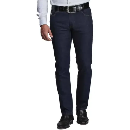 Moderne Slim-fit Jeans , Herren, Größe: W35 L32 - Hansen & Jacob - Modalova