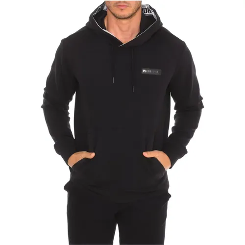 Kapuzenpullover mit Markendruck , Herren, Größe: M - Plein Sport - Modalova