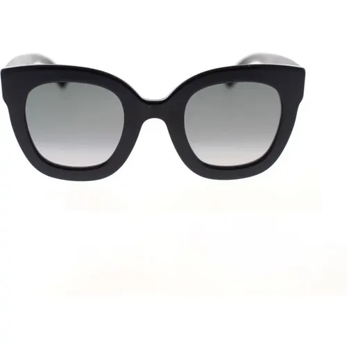 Oversized Rechteckige Sonnenbrille mit Mutigem Acetatrahmen und Iconischem GG-Logo - Gucci - Modalova