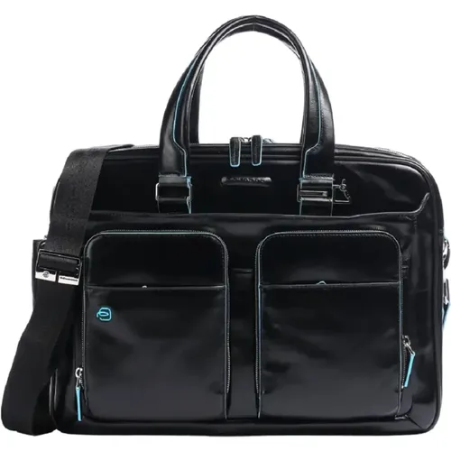 Schwarze Handtasche Ss18 , unisex, Größe: ONE Size - Piquadro - Modalova