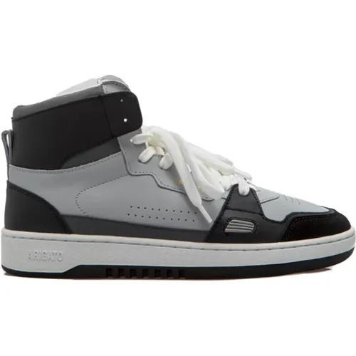 Grey and Black High-Top Dice Sneakers , male, Sizes: 12 UK, 10 UK - Axel Arigato - Modalova