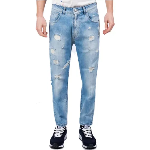 Slim-fit Jeans , male, Sizes: W33 - Alessandro Dell'Acqua - Modalova