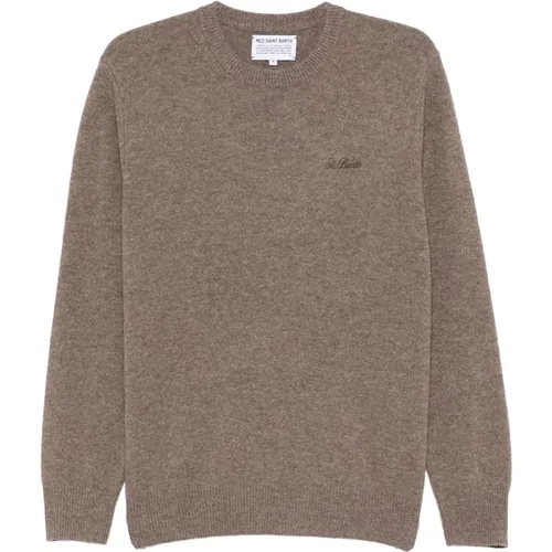 Kaschmir Wollmischung Pullover , Herren, Größe: M - MC2 Saint Barth - Modalova