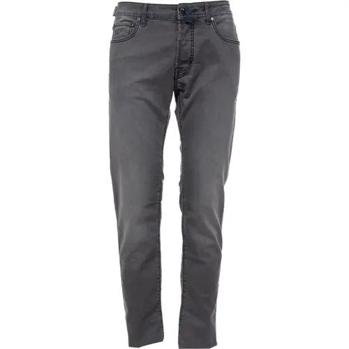 Gerade Jeans, Modell 5 Belturabottone , Herren, Größe: W31 - Jacob Cohën - Modalova