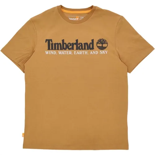Front Tee Wheat Boot T-Shirt , Herren, Größe: XL - Timberland - Modalova