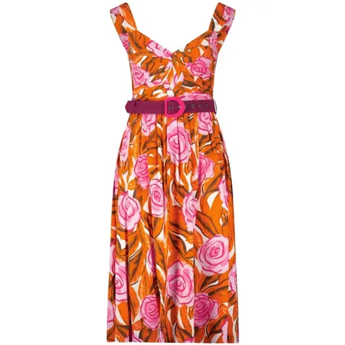 Summer Dress Elisa Cotton Mix , female, Sizes: S, M, 2XS, XS - Diane Von Furstenberg - Modalova