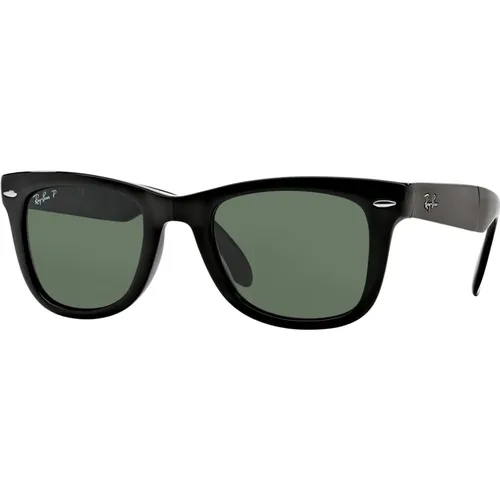 Faltbare Wayfarer Sonnenbrille Polarisiert Grün , Herren, Größe: 50 MM - Ray-Ban - Modalova