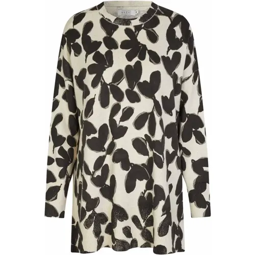 Graphic Print Oversized Tunic , female, Sizes: S, M, XS, L - Masai - Modalova