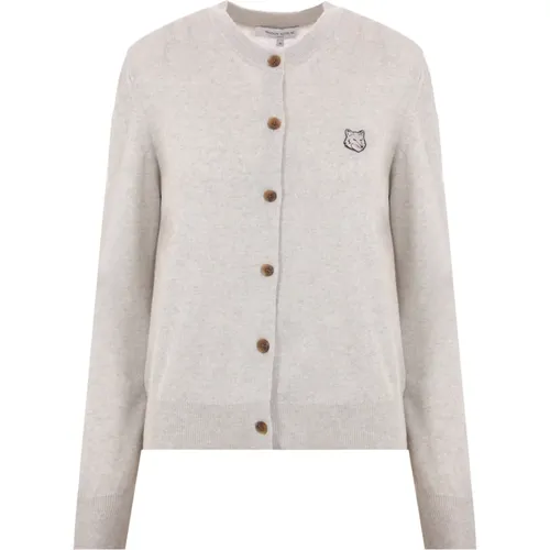 Stilvolle Sweaters Kollektion , Damen, Größe: S - Maison Kitsuné - Modalova