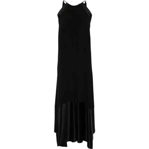 Silk Jersey Dress Asymmetric , female, Sizes: XS, 2XS - Max Mara - Modalova