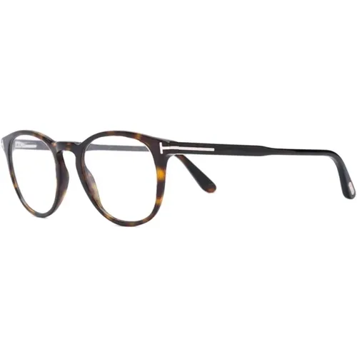 Braun/Havanna Optische Brille Stilvoll und vielseitig,Stylische Acetat-Brille,Klassische Optische Brille für den Alltag - Tom Ford - Modalova