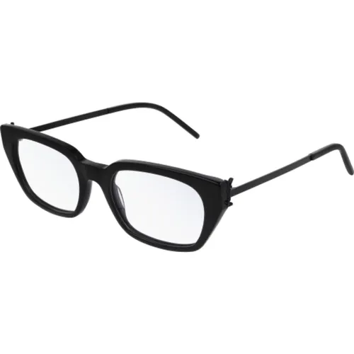 Schwarze Transparente SL M48 Sonnenbrille - Saint Laurent - Modalova