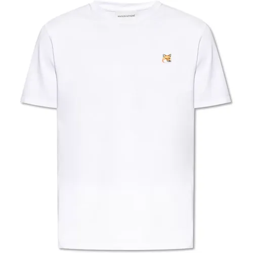 T-Shirt mit Logo Maison Kitsuné - Maison Kitsuné - Modalova