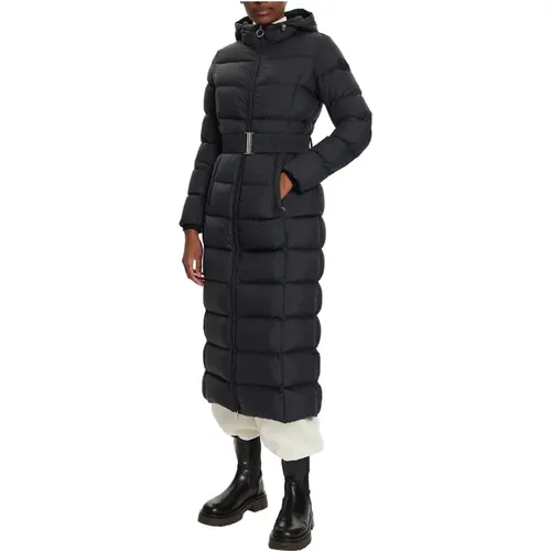 Maxi Daunenjacke mit Gürtel , Damen, Größe: M - Colmar - Modalova