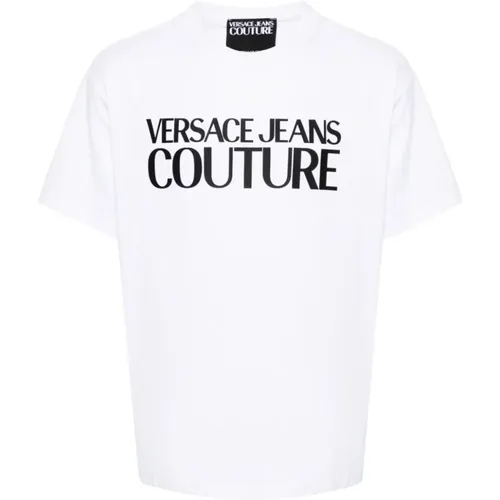 Mens Clothing T-Shirts Polos Ss24 , male, Sizes: L, 2XL, XL, M, S - Versace Jeans Couture - Modalova